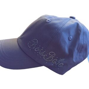 Paris Hilton Blue Rhinestone Cap